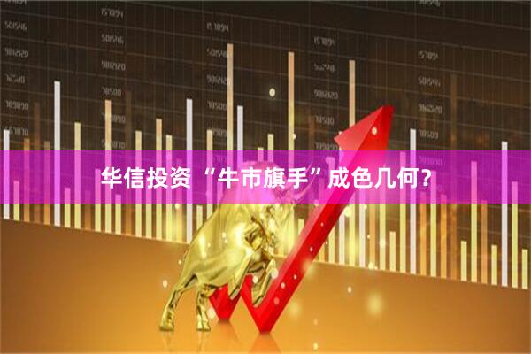 华信投资 “牛市旗手”成色几何？