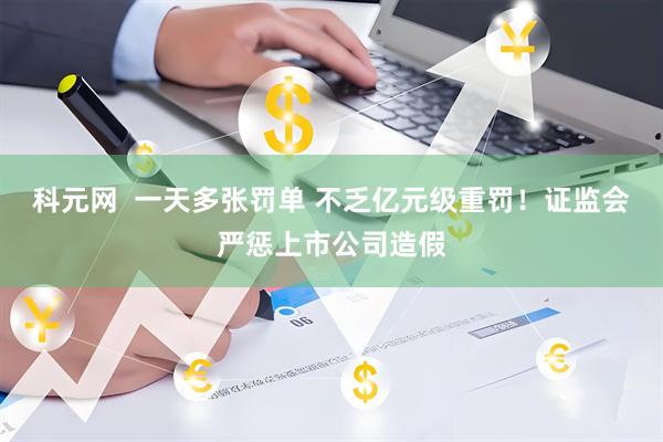 科元网  一天多张罚单 不乏亿元级重罚！证监会严惩上市公司造假